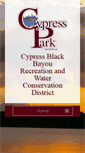 Mobile Screenshot of cypressblackbayou.com